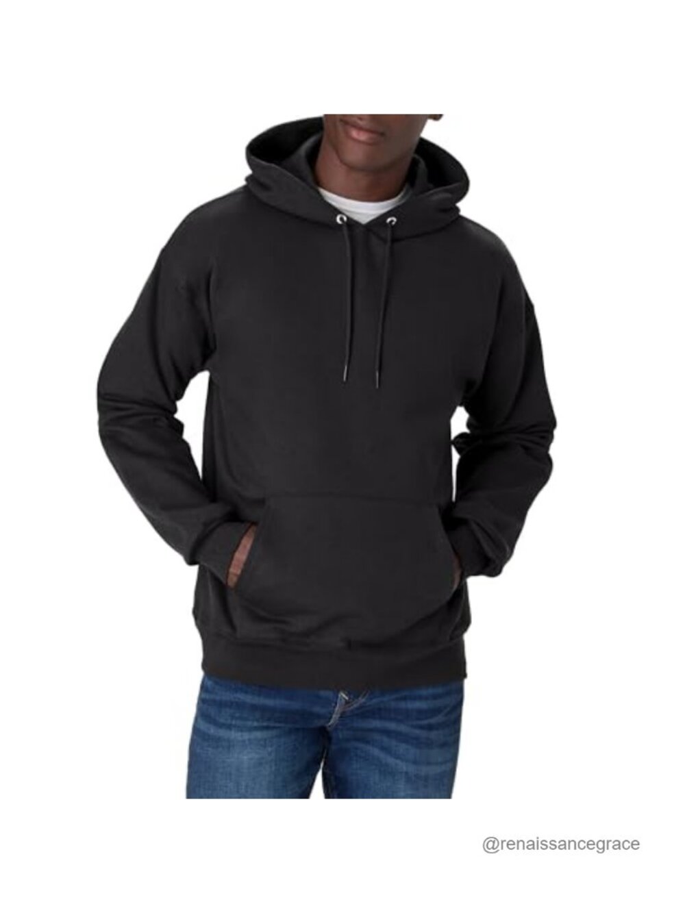 Heavyweight Fleece Pullover Hoodie Cotton Sweatshirt for Men